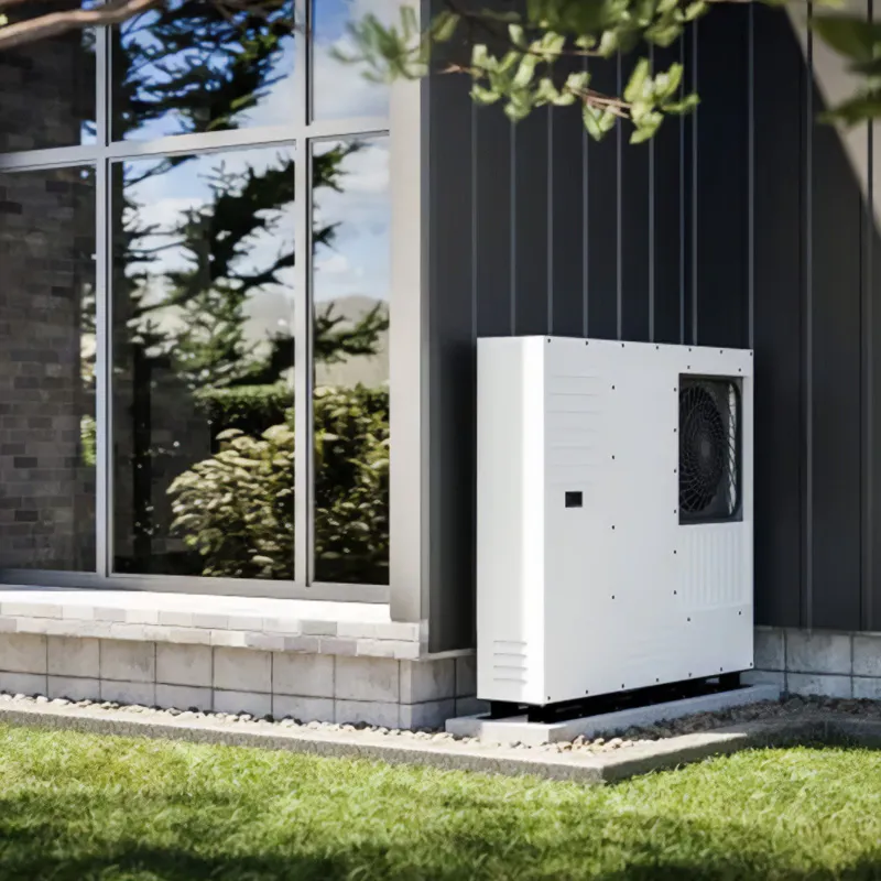 Unité extérieure split pompe à chaleur installée par Elecooling